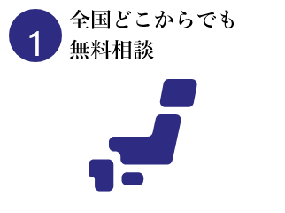 全国どこからでも無料相談